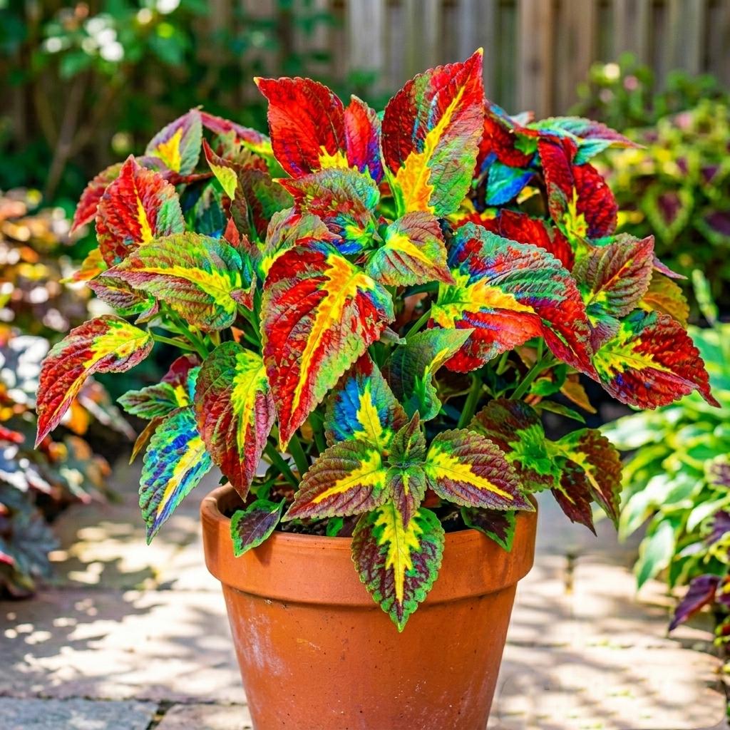 コレウス 観葉植物 赤 黄 緑 ピンク Rare coleus plant - Etsy 日本