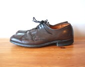 10.5 Nunn Bush Oxfords Walnut Brown Lace Up Shoes Size 10.5 Vintage Mens