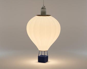 Lampa w kształcie balonu na ogrzane powietrze | Minimalistyczne światło otoczenia | Przytulny wystrój domu