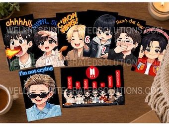 BTS inspired HOT ONES stickers