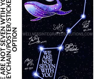 BTS and ARMY inspired Constellation Poster & Sticker