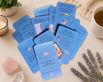 Wellness Cards-Grounding & Anxiety Relief Deck