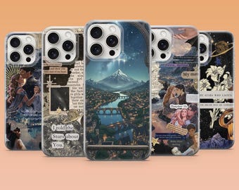 ACOTAR Phone Case Feyre Rhysand Night Court Aesthetic Cover for iPhone 17 16 15 14 13Samsung S26Ultra S25 S24 S23FE A56 A17 A16Pixel 10 9Pro