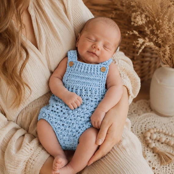 Baby Romper Crochet Pattern PDF Baby Bubble Romper Pattern Crochet Baby Outfit Pattern Newborn Romper Pattern Baby Shower DIY Gift Pattern