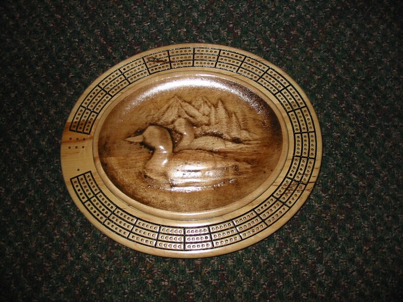 loon cribbage board