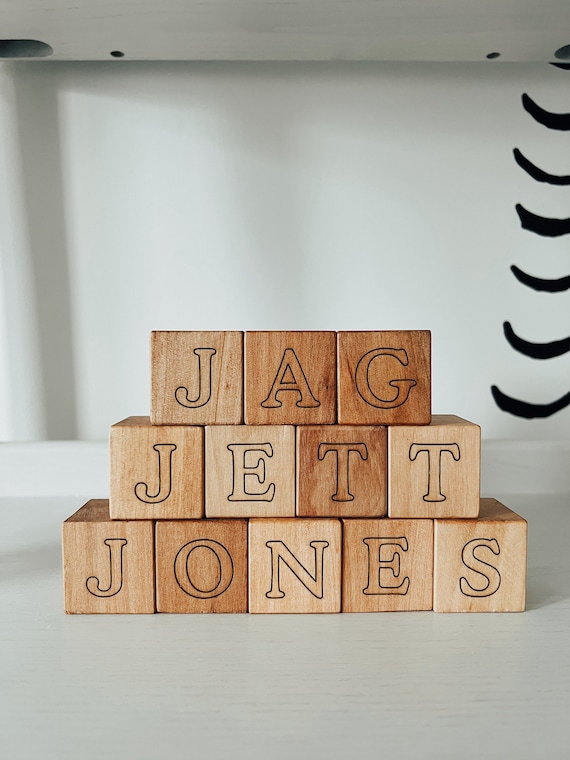 Personalized Baby Name Blocks - Baby Name Sign - Nursery Decor