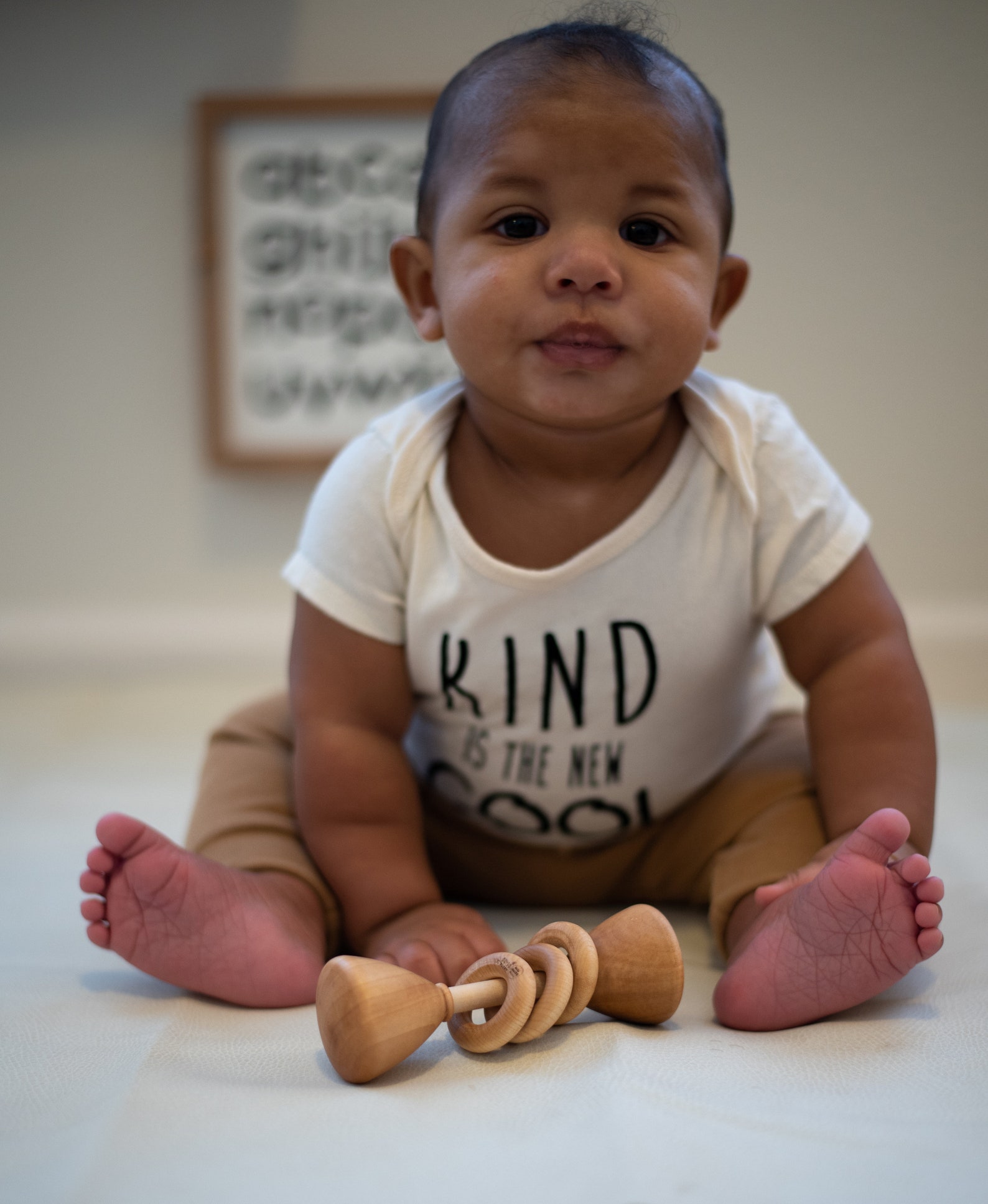 Wood Rattle Baby Rattle Wooden Rattle Baby Shower Gift Wooden Etsy