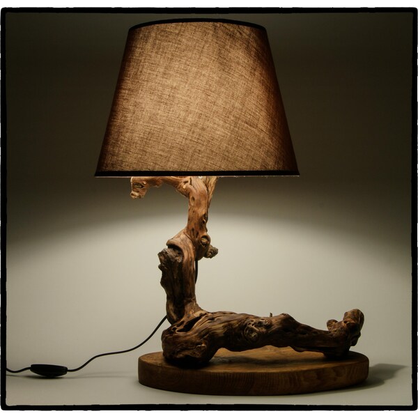 Luxurious Lamp, Driftwood Lamp, Natural Lamp, Chinese Dragon Shape, Driftwood Decoration, Driftwood Lamp, Handmade Lamp, Natural Wood Lamp