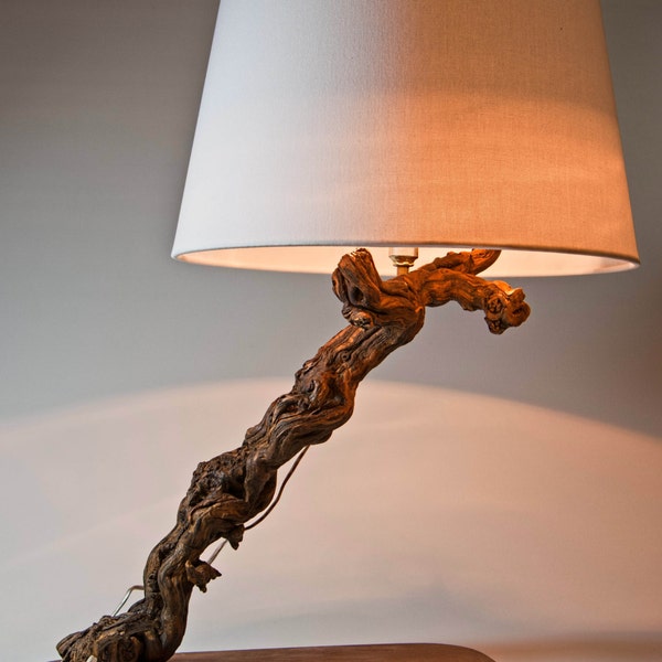 RESERVED FOR JULIA  Luxurious Lamp, Driftwood Lamp, Natural Lamp, Handmade Lamp, Natural Wood Lamp