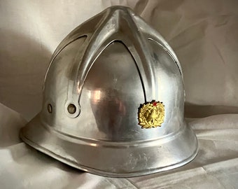 Vintage Fireman Helmet, Old Fireman Helmet from Ex Yugoslavia  Firefighter Helmet,  Collectibles