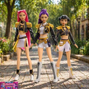 Muñecas K-Pop de Cazadores de Demonios, Figuras Coleccionables Estilo Anime, Rumi, Mira