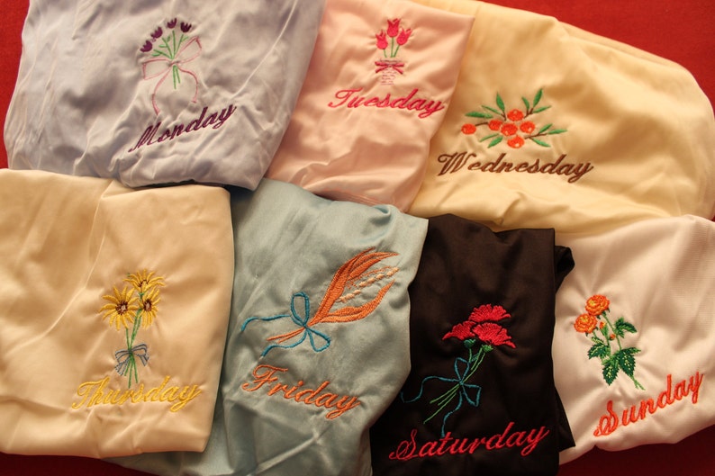 VintageStyle Days of the Week Panties