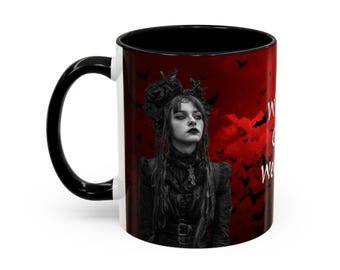 Tazza da tè Whitby Goth Weekend, regalo per amanti del genere goth, tazza decorativa da 325 ml