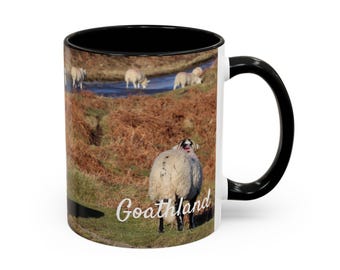 Tazza Road to Goathland Sheep / Immagine panoramica della campagna 11oz