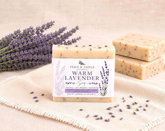 Lavender Tallow Soap | Handmade Soap | Essential Oils | All Natural