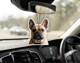Custom Photo Air Freshener, Personalized Car Charm, Gift for Dad, Mom, Pet Owner