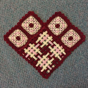 Here&#39;s My Heart Doily PDF pattern only