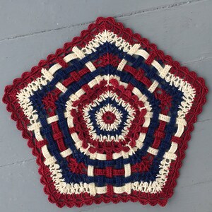 Five Point Star Doily PDF file
