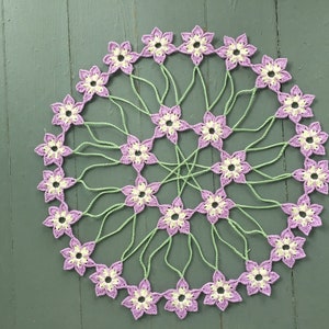 Lillies on a Pond Doily PDF pattern only