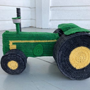 Antieke groene tractorsculptuur PDF
