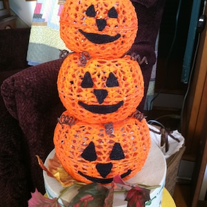 Lighted Pumpkin Sculpture PDF pattern download