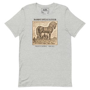 Worst Pinata Ever Shirt, Funny Trojan Horse Tee, Ancient Greece History Teacher Gift, Sarcastic Greek Mythology History Nerd Shirt
