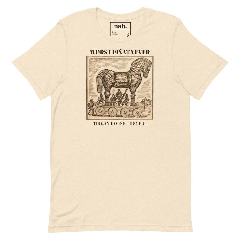 Worst Pinata Ever Shirt, Funny Trojan Horse Tee, Ancient Greece History Teacher Gift, Sarcastic Greek Mythology History Nerd Shirt