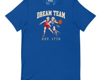 Dream Team Est. 1776 T-Shirt – Washington vs. Cornwallis, Funny History Tee