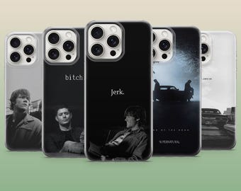 Funda para teléfono Supernatural Winchester Hunt para iPhone 17Pro, 16, 15, 14, 13, 12, Samsung S26, S25, S24, S23Fe, A16, A56, Pixel 10, 9Pro