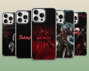Funda para teléfono Devil May Cry Dante Action Game Cover para iPhone 17Pro, 16, 15, 14, 13, 12, Samsung S26, S25, S24, S23Fe, A16, A56, Pixel 10 9Pro