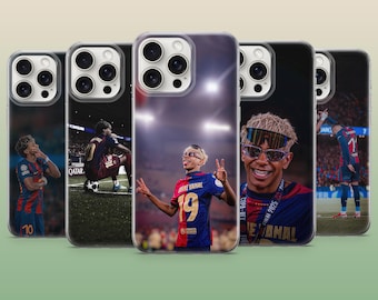 Funda para teléfono Lamine Yamal Euro Winner Young Aesthetic Cover para iPhone 17Pro, 16, 15, 14, 13, Samsung S26, S25, S24, A56, A16, Pixel 10Pro, 9A
