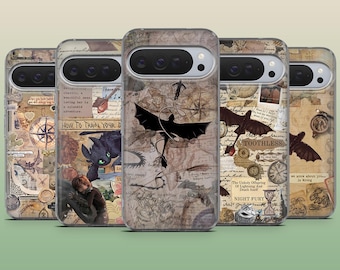 Funda para teléfono HTTYD de Desdentado Furia Nocturna para iPhone 17Pro, 16, 15, 14, 13, 12, Samsung S26, S25, S24, S23Fe, A16, A56, Pixel 10, 9Pro