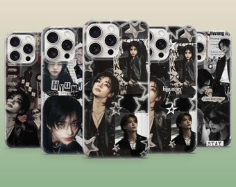 Funda para teléfono Hyunjin de Stray Kids, miembro de Kpop, para iPhone 17Pro, 16, 15, 14, 13, 12, Samsung S26, S25, S24, S23Fe, A16, A56, Pixel 10, 9Pro