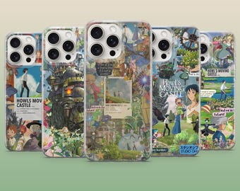 Funda para teléfono de El castillo ambulante de Howl, Sophie Howl, funda Ghibli para iPhone 17Pro, 16, 15, 14, 13, 12, Samsung S26, S25, S24, A56, A16 Pixel 10Pro 9A