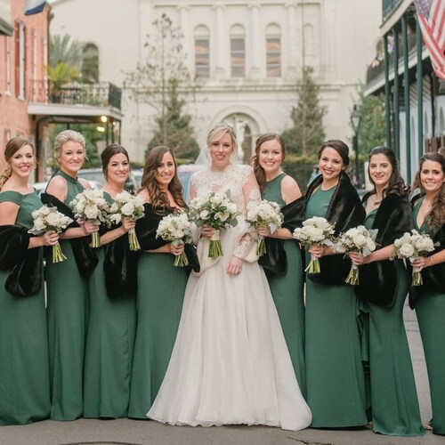 fur shawls for wedding