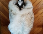 White faux fur bridal wrap winter wedding fur bridal fur shawl winter wedding bridal Stole
