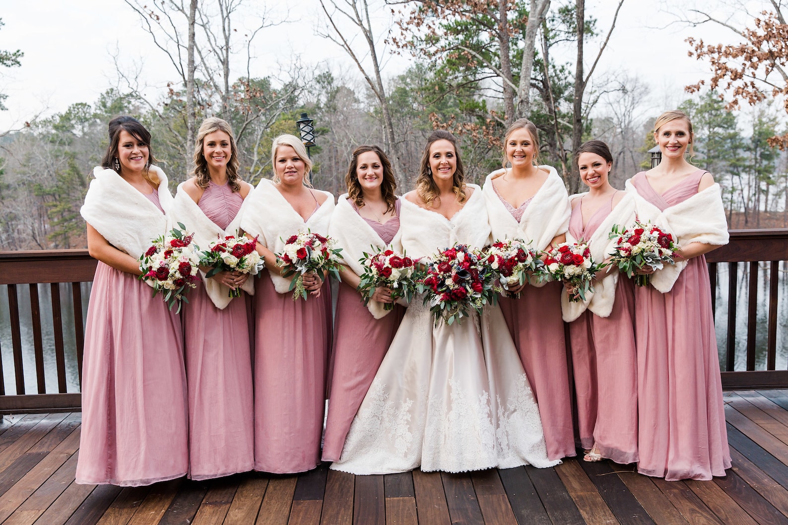 fur shawls for wedding