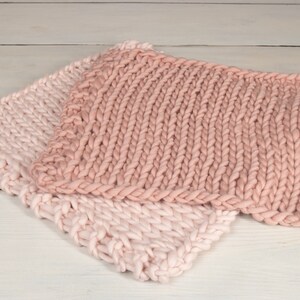 Bulky Knit blanket, Bump Blanket, PICK ONE, Pink colors, Newborn Photography Prop