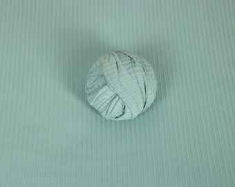 2 Piece Seamless Photography Backdrop and wrap Set: Soft Ribbed Texture Fabric, Seafoam Color