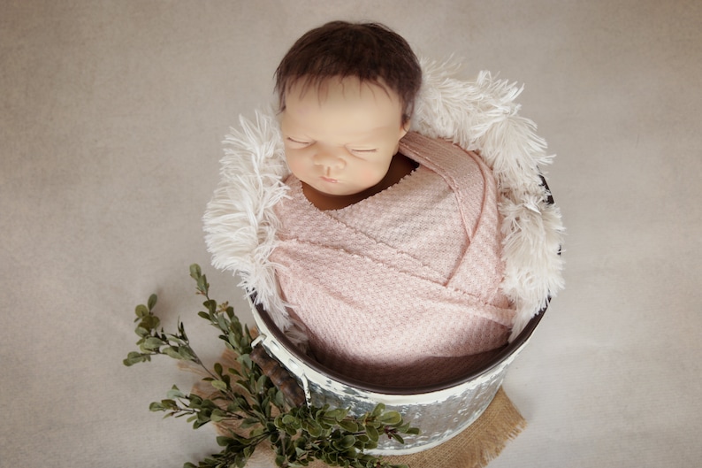 for Newborn Photography Stretchy Knit Fabric Wrap Long Soft Shell