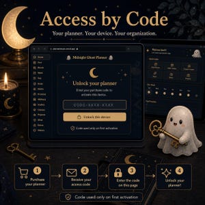 Midnight Ghost Planer | Browser-Based Web App, Dark Theme (2026-2027)