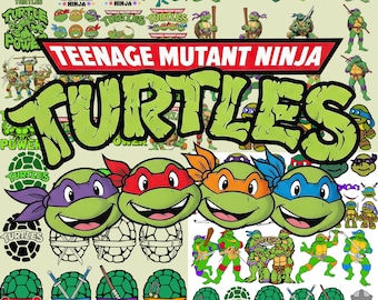 Ninja Turtles SVG Bundle, Ninja Turtles SVG PNG Clipart Bundle, Ninja Turtles Layered svg Bundle