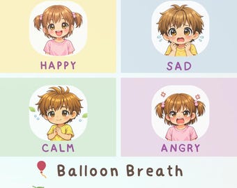Calm Corner Poster for Kids | Emotion Regulation Coping Skills (A4 PDF Download)