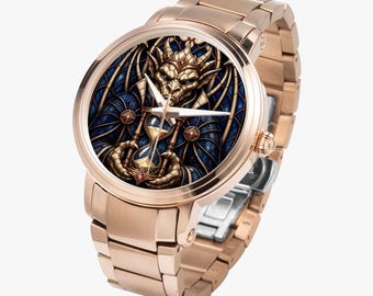Wächter der Zeit Uhr Gargoyle Wächter Gothic Fantasy Zeitmesser