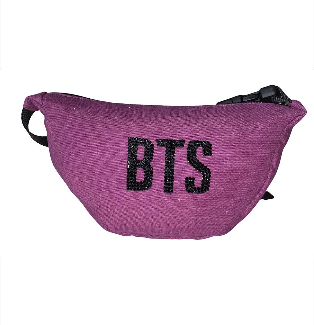 Bts Rhinestone Handmade BTS ARMY Bag | K-pop Crossbody Bag With Rhinestones ...
