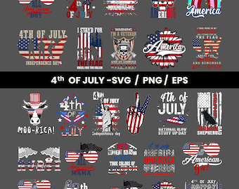 250 jaar Amerika png-bundel, 4 juli SVG, Independence Day clipart png, VS png, Amerikaanse vlag png, digitale download, png-bundel