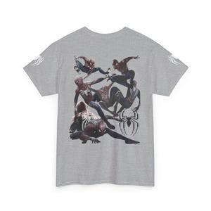 スパイダーマンTシャツ｜スーパーヒーローTシャツ｜コミックスパイダーヒーローグラフィックTシャツ｜男の子へのギフト 画像 7