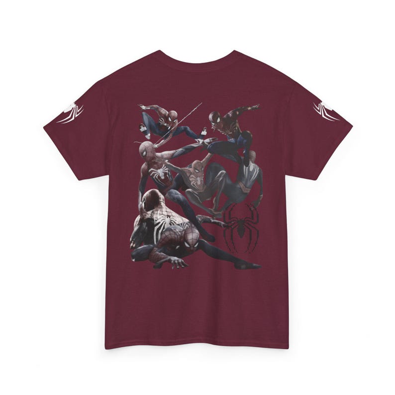 スパイダーマンTシャツ｜スーパーヒーローTシャツ｜コミックスパイダーヒーローグラフィックTシャツ｜男の子へのギフト 画像 9