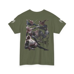 スパイダーマンTシャツ｜スーパーヒーローTシャツ｜コミックスパイダーヒーローグラフィックTシャツ｜男の子へのギフト 画像 13
