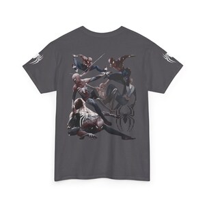 スパイダーマンTシャツ｜スーパーヒーローTシャツ｜コミックスパイダーヒーローグラフィックTシャツ｜男の子へのギフト 画像 3
